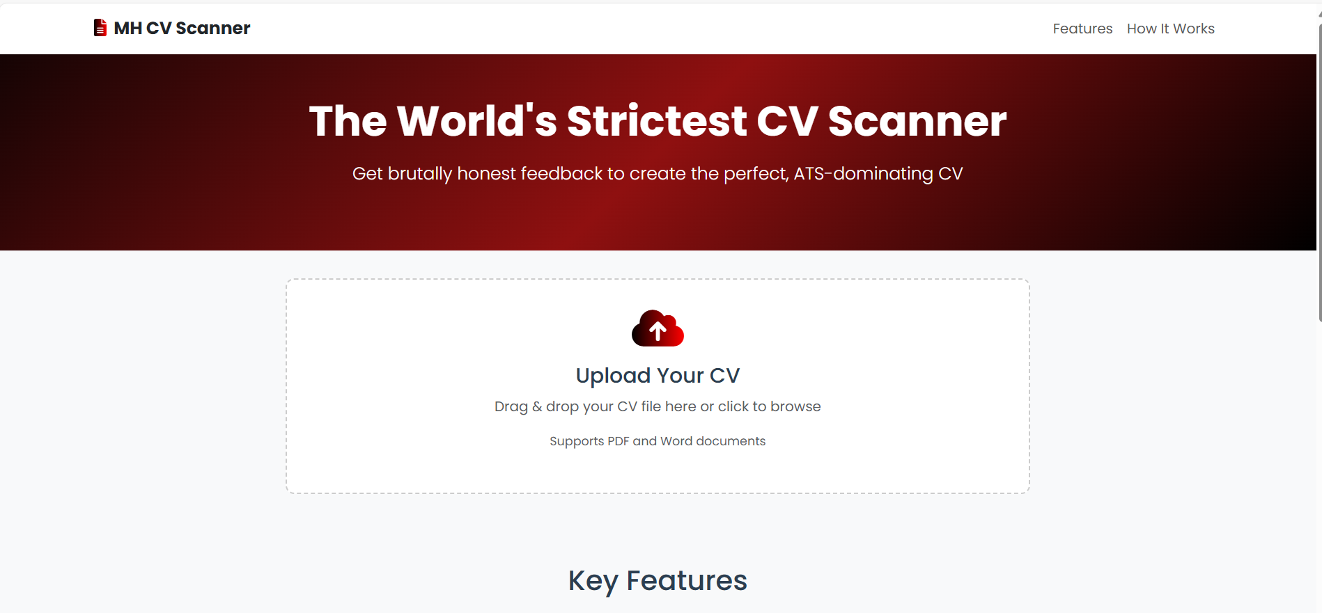 CV ATS Scanner
