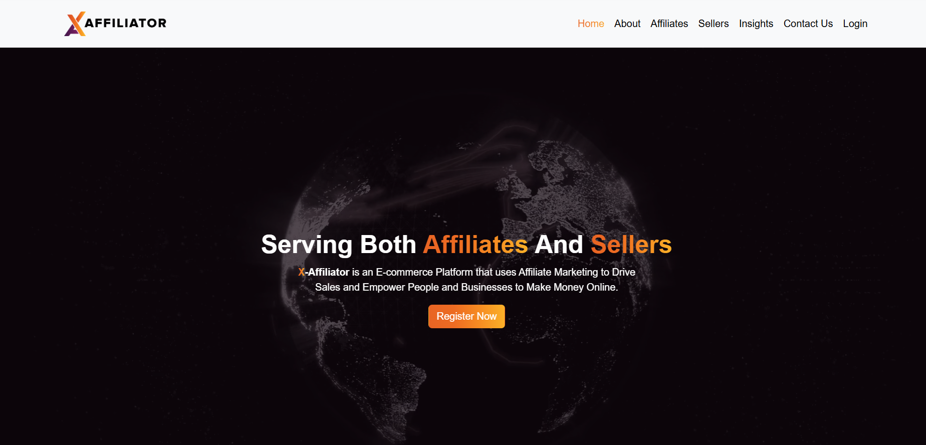 X-Affiliator Web App